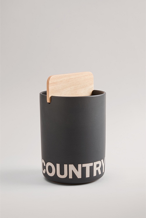 Slate Demm Utensil Holder Kitchen Accessories Country Road