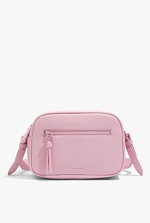Sugar Pink Strap Detail Crossbody Bag Bags Country Road