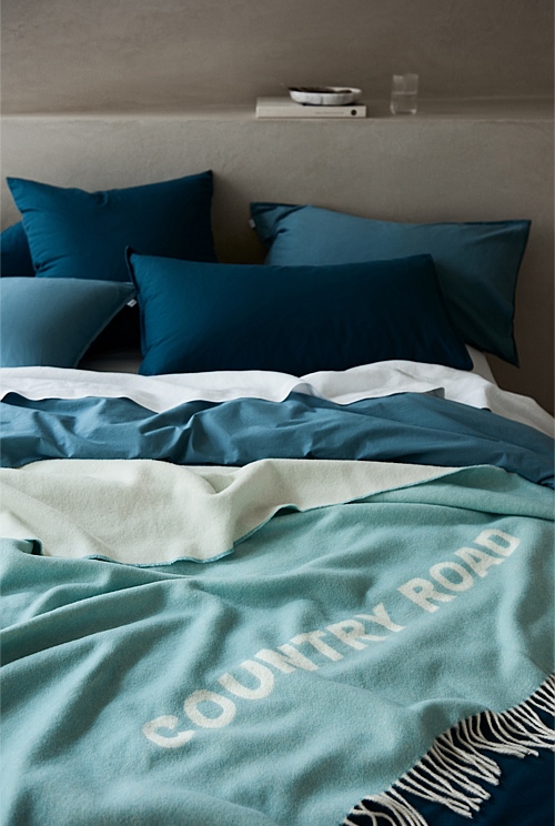 Ice Blue Moon Throw Throws Country Road