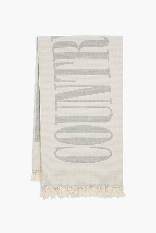 Sandstone Heritage Throw Natural Fibres Country Road