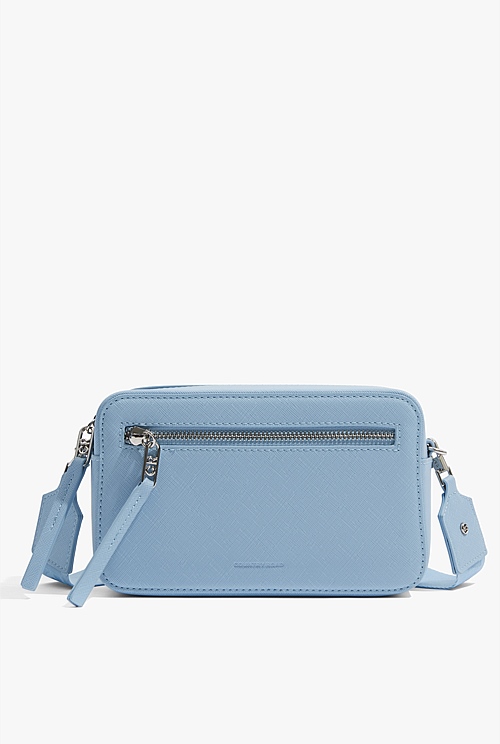 Pale Blue Branded Camera Bag Bags Country Road