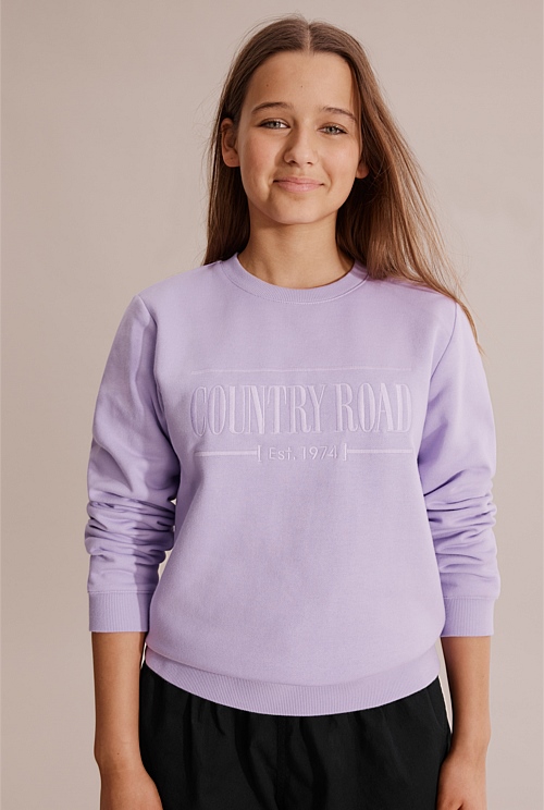 Teen Verified Australian Cotton Heritage Sweat - Sweats | Country Road