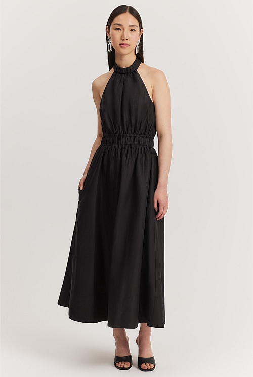 black wool dress pants original British military uniform pants dress LS Ruffle Swim Dress Color:Terracotta Hand-woven Silk Fabric Textile
