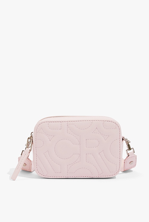 Pale Pink Quilted Logo Bag - New Logo | Country Road
