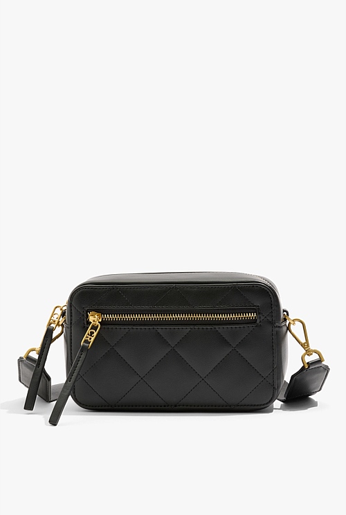 Black Quilted Camera Bag - Best Sellers | Country Road