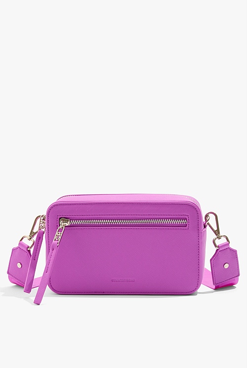 Fluoro Vivid Purple Branded Camera Bag Bags Country Road