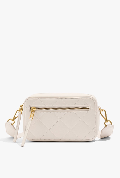 Oyster Quilted Camera Bag Bags Country Road