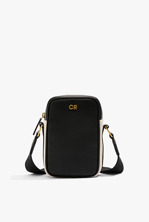 Black bing Zip Mini Crossbody Bag Bags Country Road