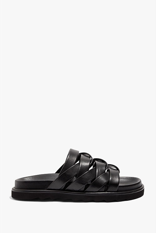 Black Briar Slide - Sandals & Thongs | Country Road