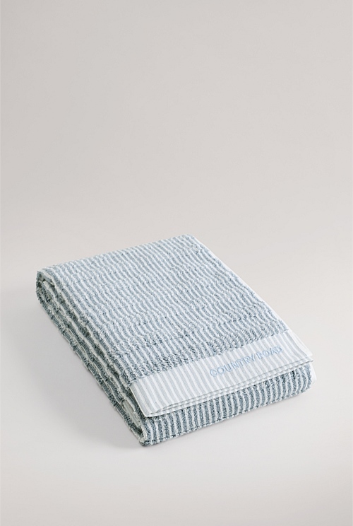 Mineral Blue Pippa Australian Cotton Bath Towel Towels & Mats