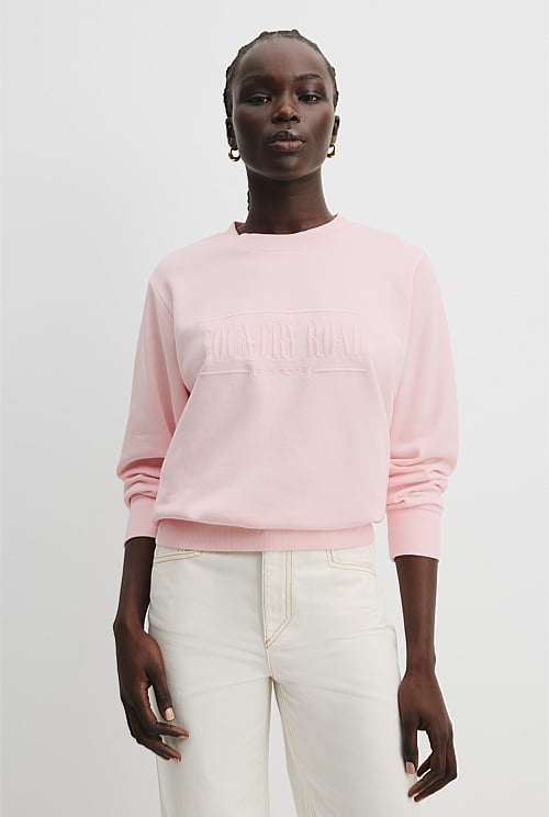 Pink Meringue Verified Australian Cotton Heritage Sweat - Supporting ...