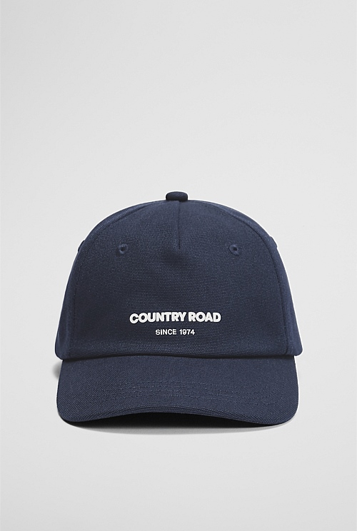 Navy Country Road Modern Cap - Natural Fibres | Country Road