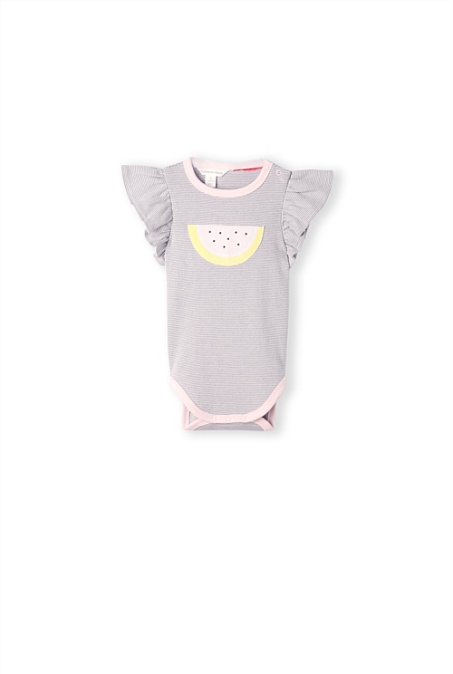 Pale Pink Watermelon Bodysuit Jumpsuits & Bodysuits Country Road