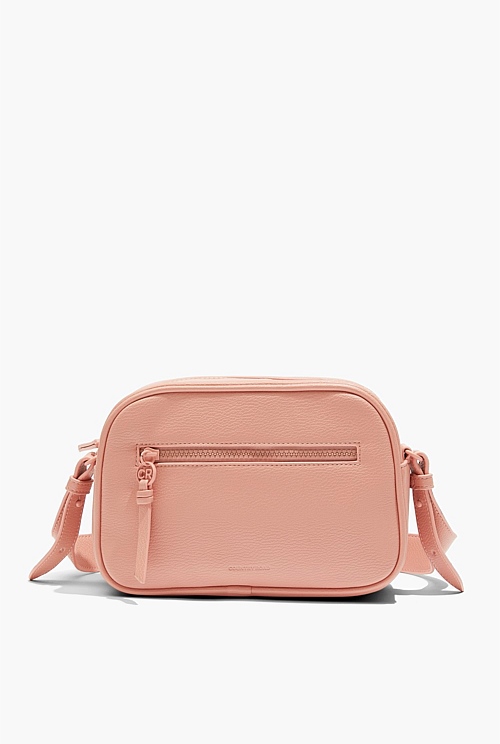 Salmon Pink Strap Detail Crossbody Bag Bags Country Road