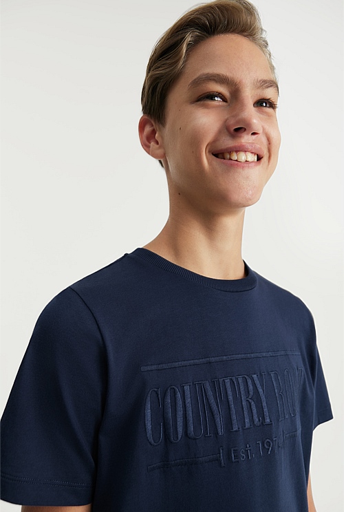 Teen Verified Australian Cotton Heritage T-Shirt - T-Shirts | Country Road