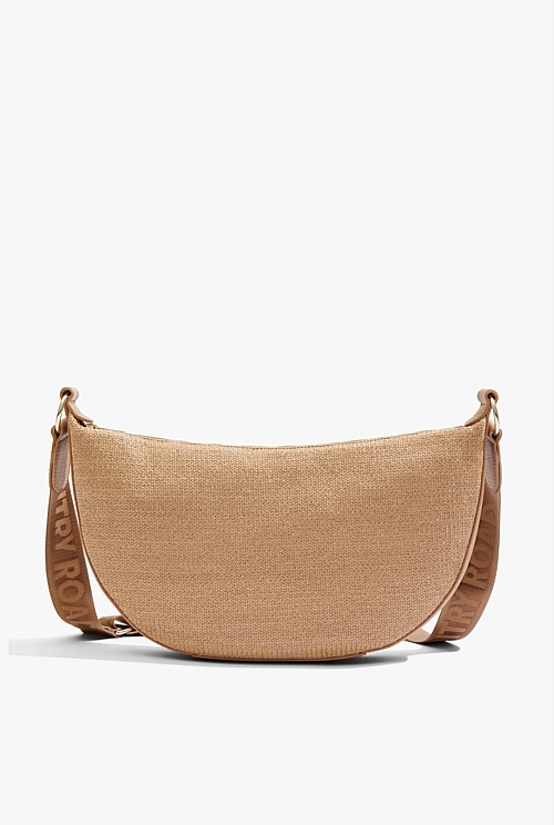 Natural Crescent Crossbody Bag Bags Country Road