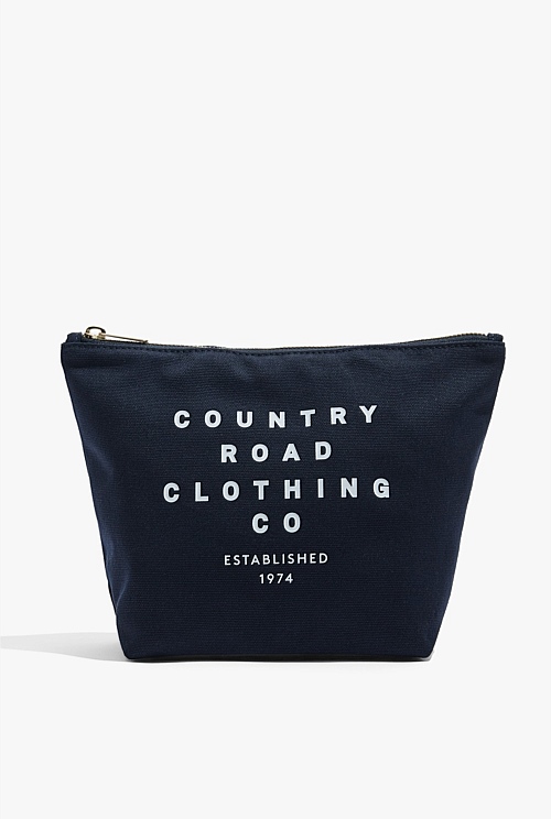 Navy CR Clothing Cosmetic Bag Bags Country Road