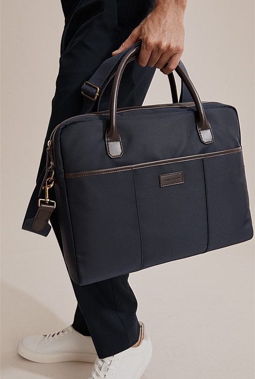 Navy Brooklyn Briefcase - Bags | Country Road