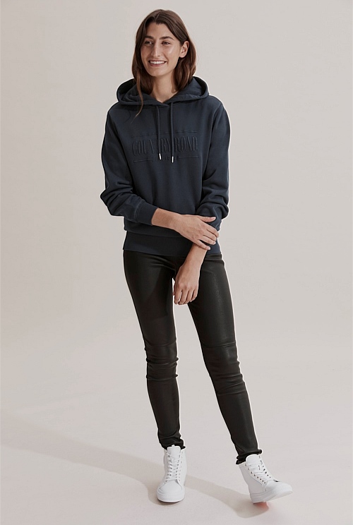 Navy Verified Australian Cotton Hooded Heritage Sweat Sweats