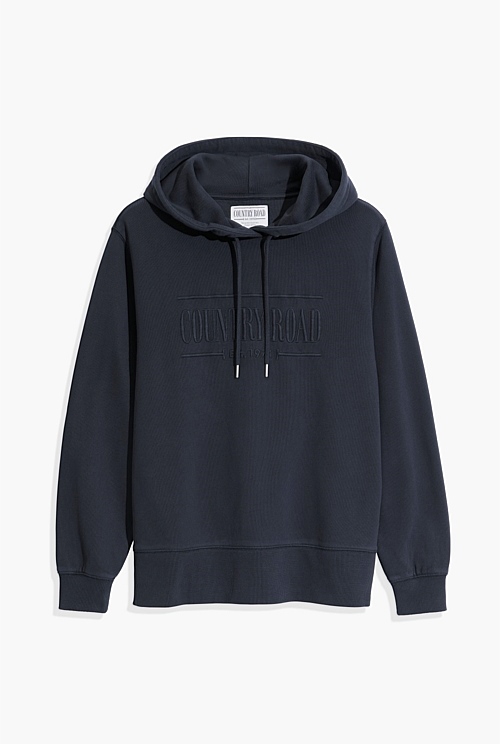 Navy Verified Australian Cotton Hooded Heritage Sweat Sweats