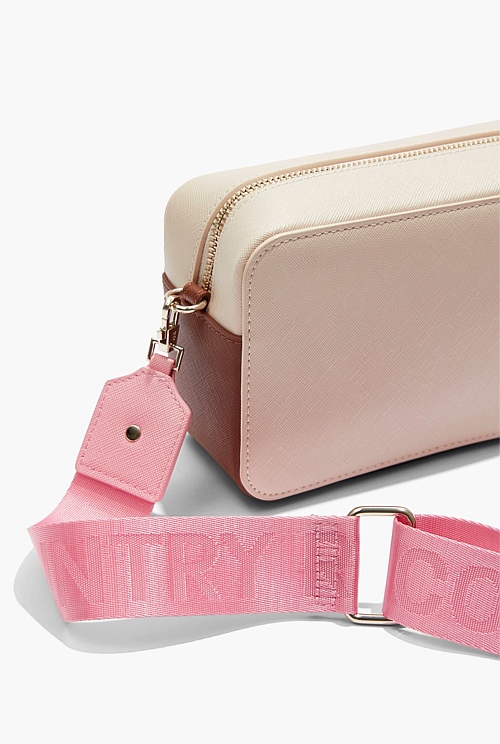 Sugar Pink Branded Camera Bag Bags Country Road