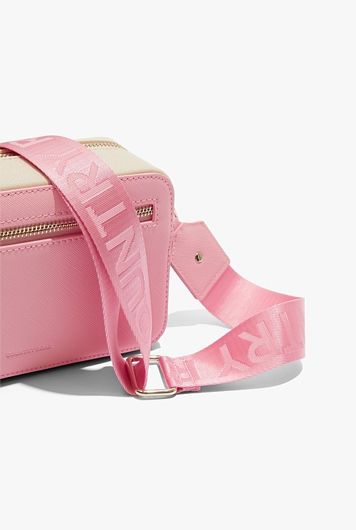 Sugar Pink Branded Camera Bag Bags Country Road