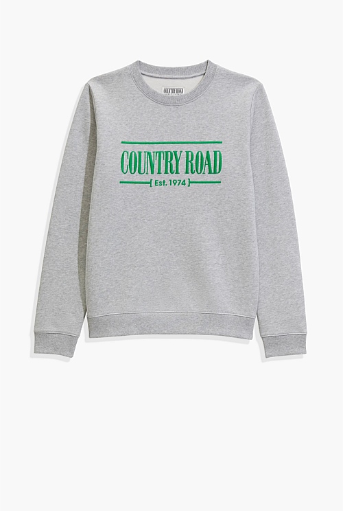 Teen Verified Australian Cotton Heritage Sweat - Sweats | Country Road