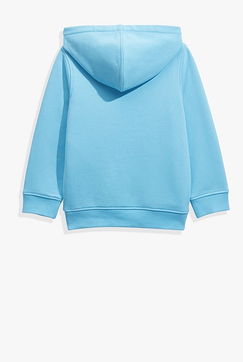 Aqua Verified Australian Cotton Heritage Hooded Sweat Sweats