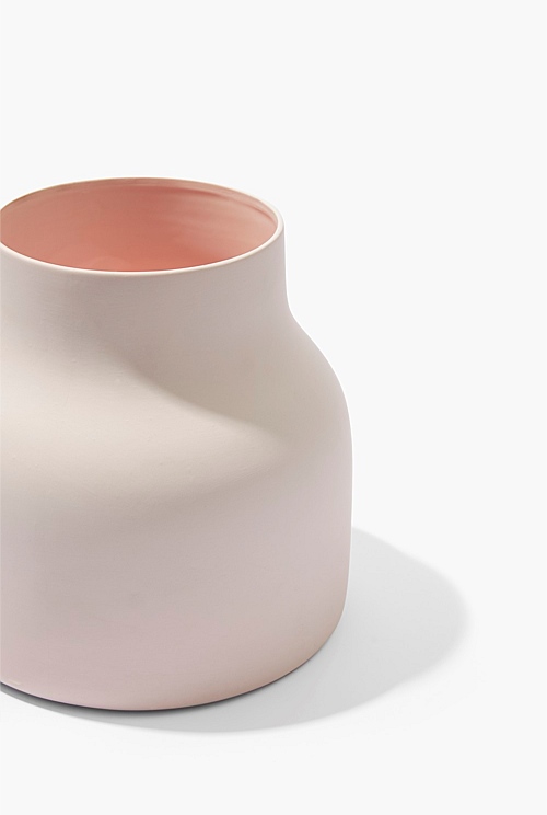 Peony Pink Dane Ceramic Medium Vase Vases Country Road