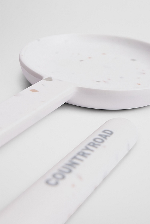 Snow Lorne Salad Servers Picnic Country Road