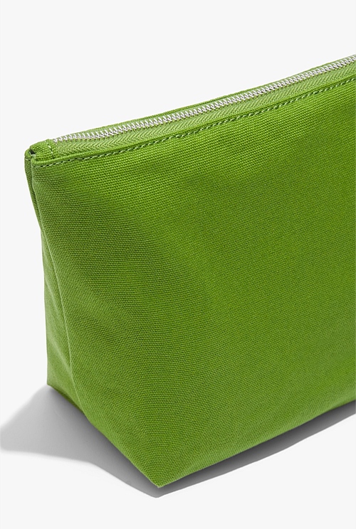 Kiwi Green CR Branded Cosmetic Bag Bags Country Road