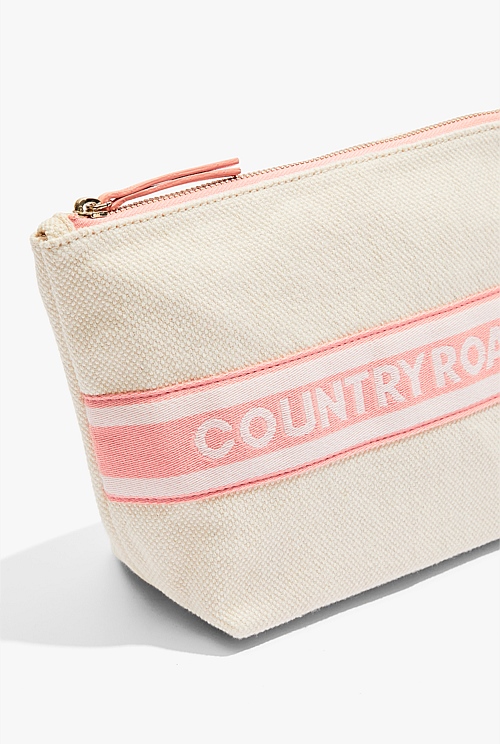 Papaya Branded Tri Cosmetic Bag Bags Country Road