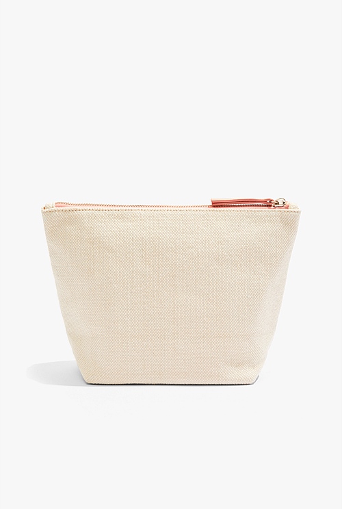 Papaya Branded Tri Cosmetic Bag Bags Country Road