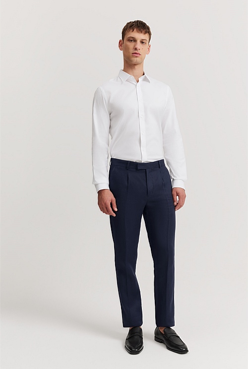 White Slim Fit Oxford Shirt - Business Shirts | Country Road