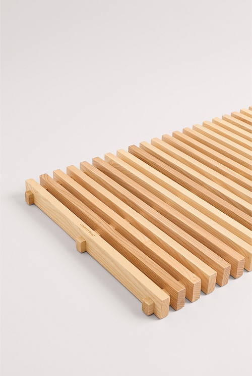 Natural Onsen Timber Bath Mat Bathroom Accessories Country Road