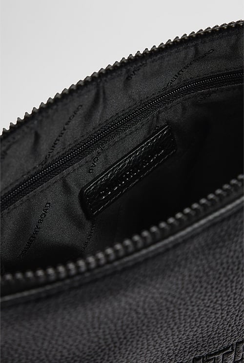Black Branded Detail Tri Cosmetic Bag Bags Country Road
