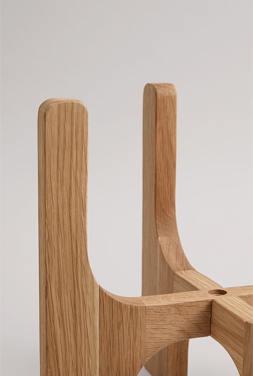 Natural Andy Timber Small Plant Stand - Planters & Plant Stands ...