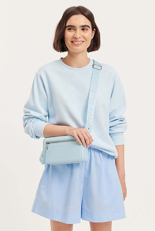 Ice Blue Branded Camera Bag Bags Country Road