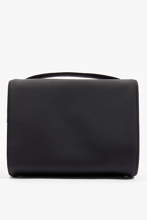 Black Neoprene Roll-Up Cosmetic Case - Bags | Country Road