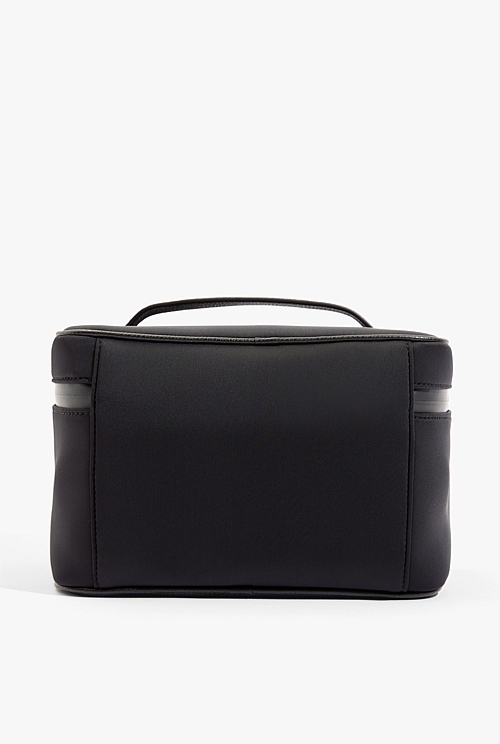 Black Neoprene Large Cosmetic Case Bags Country Road