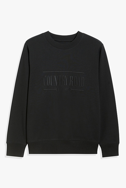 Onyx Verified Australian Cotton Heritage Sweat - Natural Fibres ...