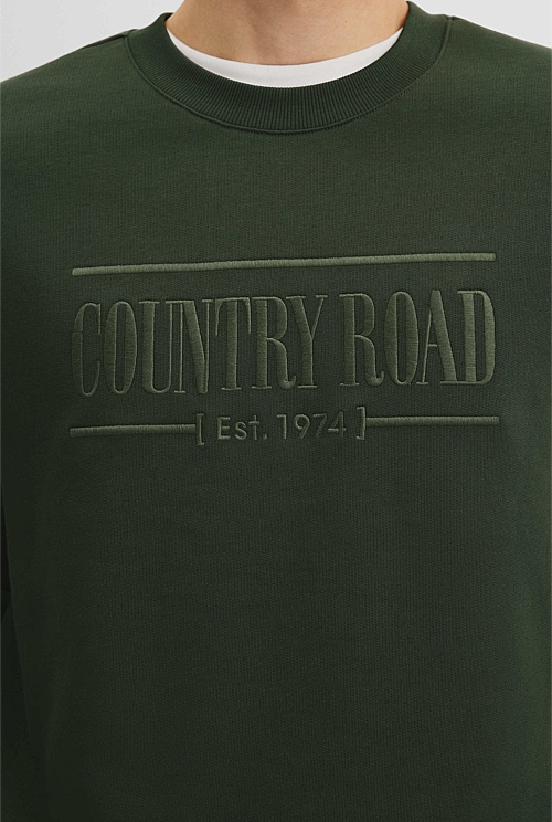 Eden Green Verified Australian Cotton Heritage Sweat Natural Fibres