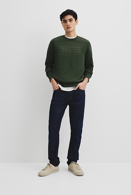 Eden Green Verified Australian Cotton Heritage Sweat Natural Fibres
