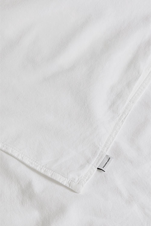 White brae australian cotton super king quilt cover super king quilt
