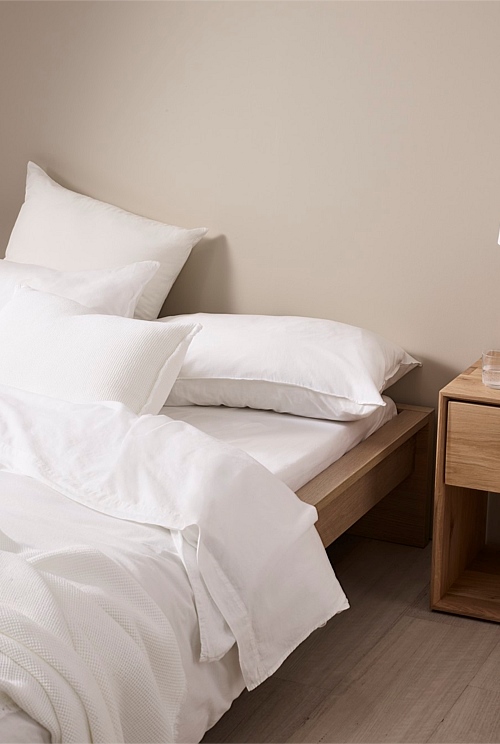 White Brae Australian Cotton Queen Quilt Cover Queen Quilt Covers