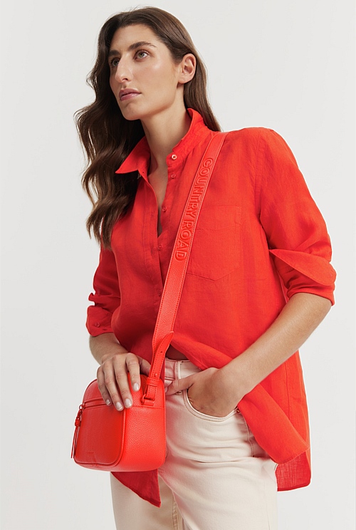 Flame Strap Detail Crossbody Bag Bags Country Road