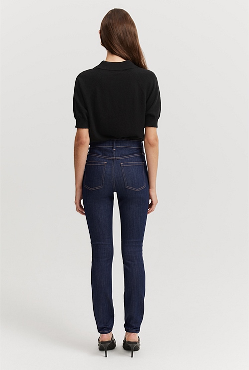 Raw Blue Australian Cotton Blend Mid Rise Skinny Jean - Pants | Country ...
