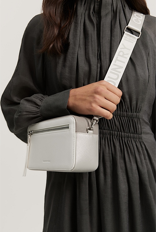 Silver Branded Camera Bag Bags Country Road