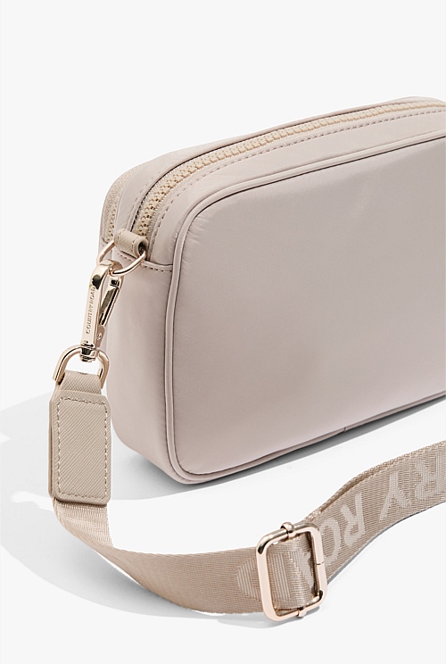 Sand Recycled Polyester Mini Soft Crossbody Bag - Bags | Country Road