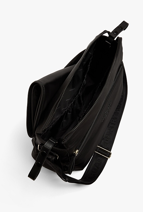 Black Recycled Polyester Pram Caddy Baby Bag Bags Country Road